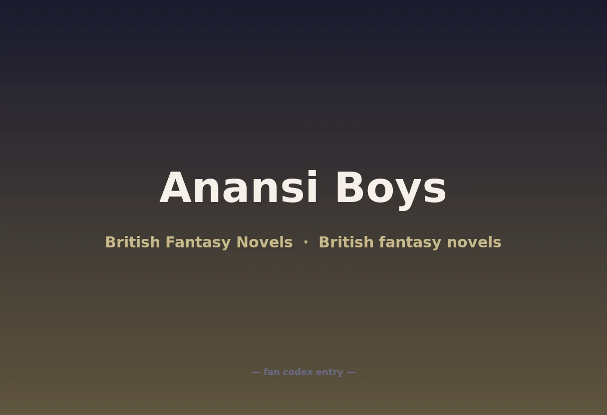 Anansi Boys