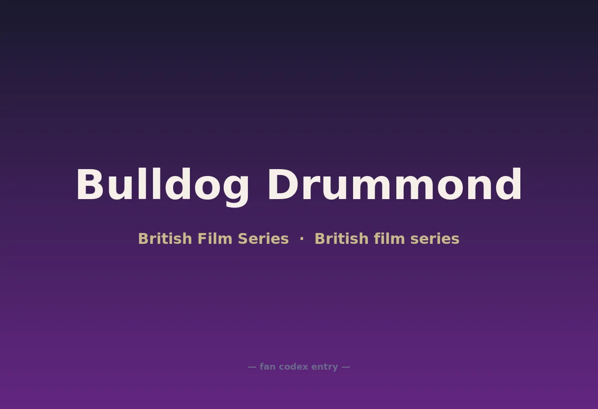 Bulldog Drummond
