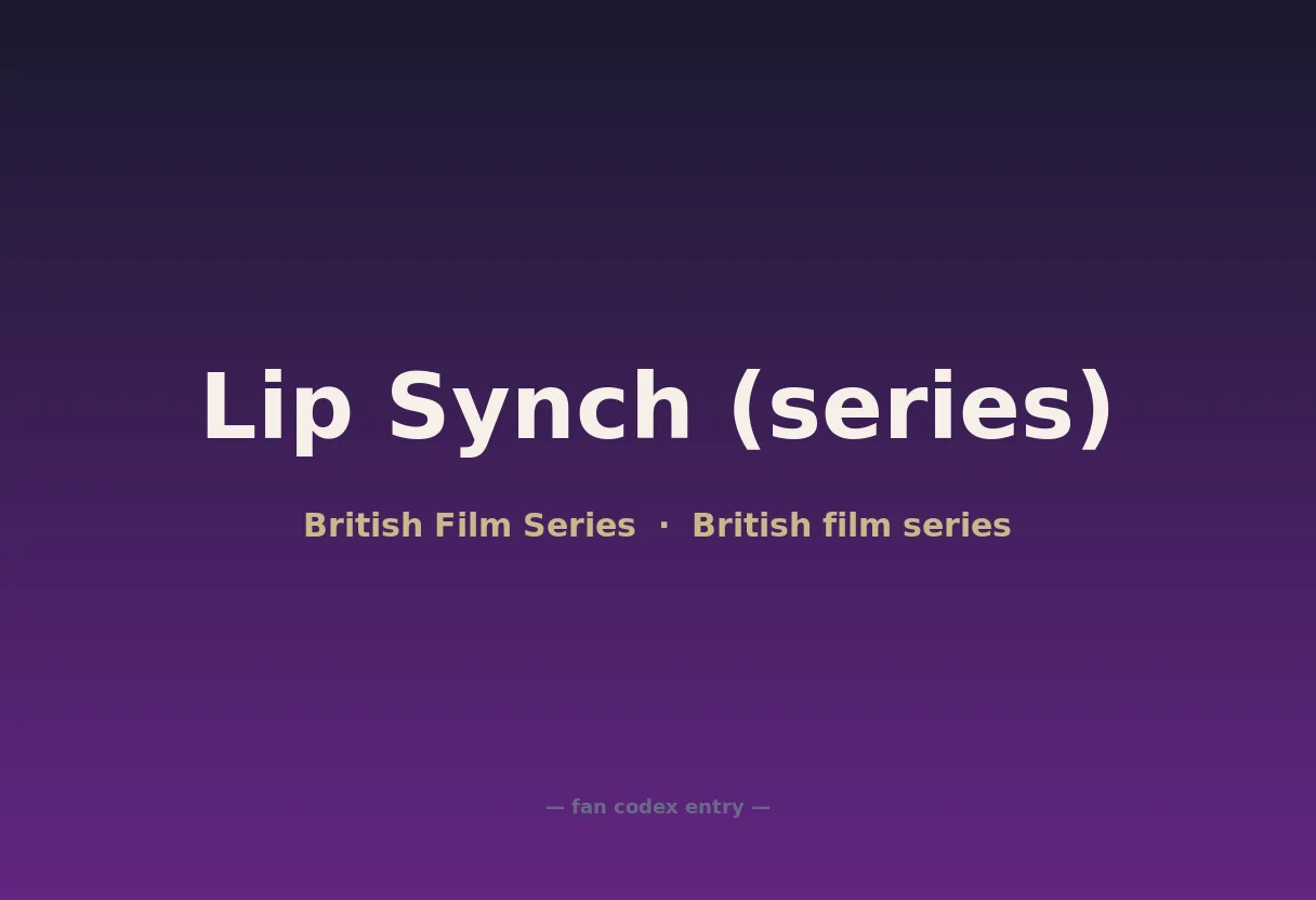 Lip Synch (series)
