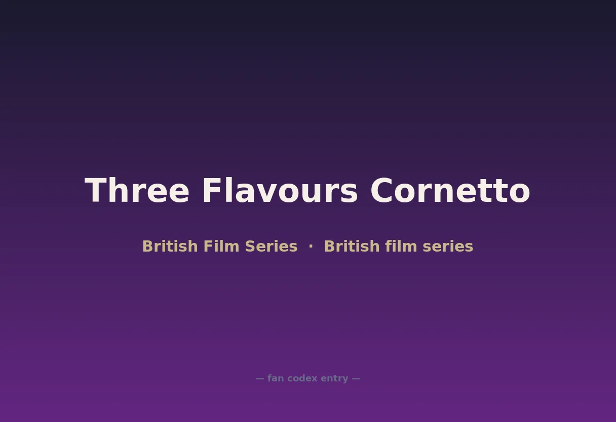 Three Flavours Cornetto