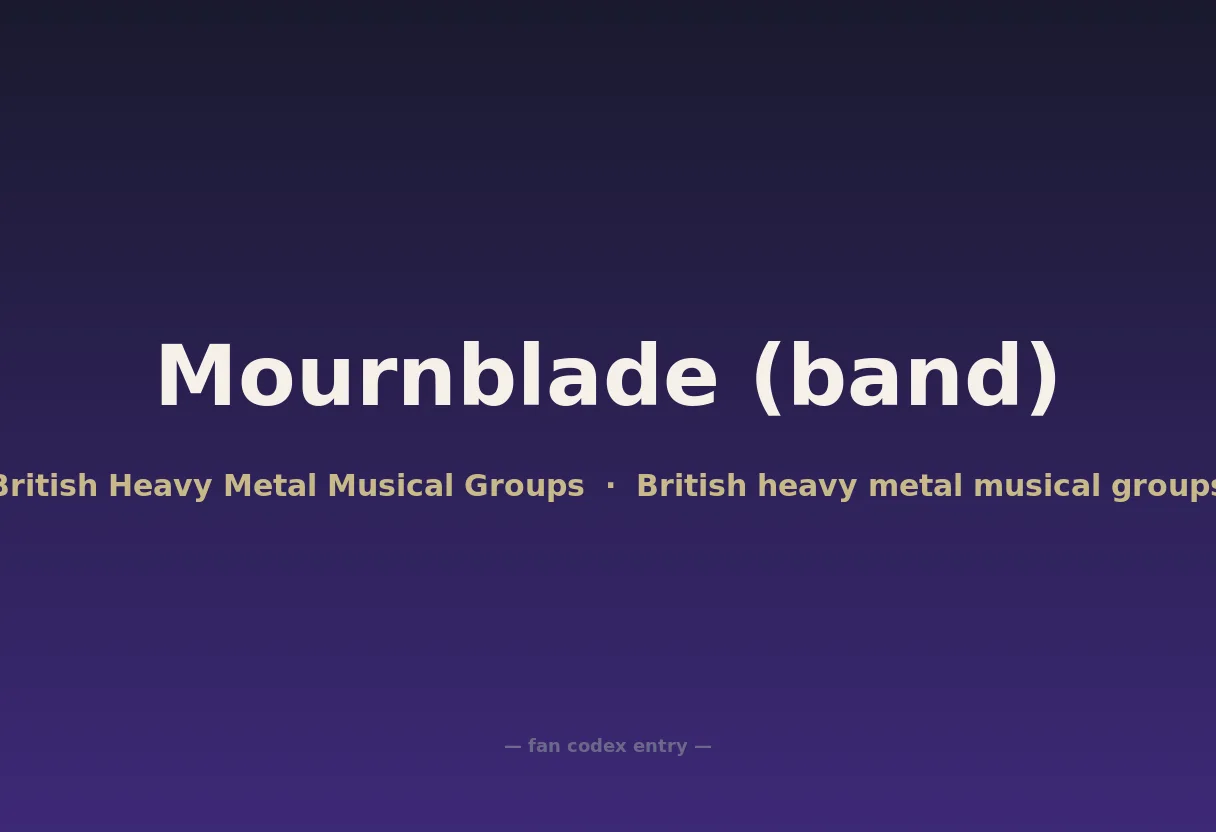 Mournblade (band)