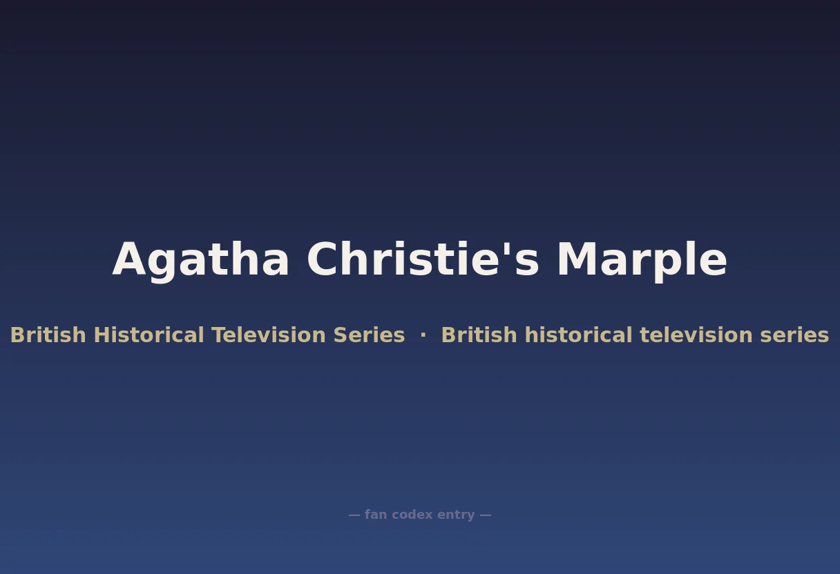Agatha Christie's Marple