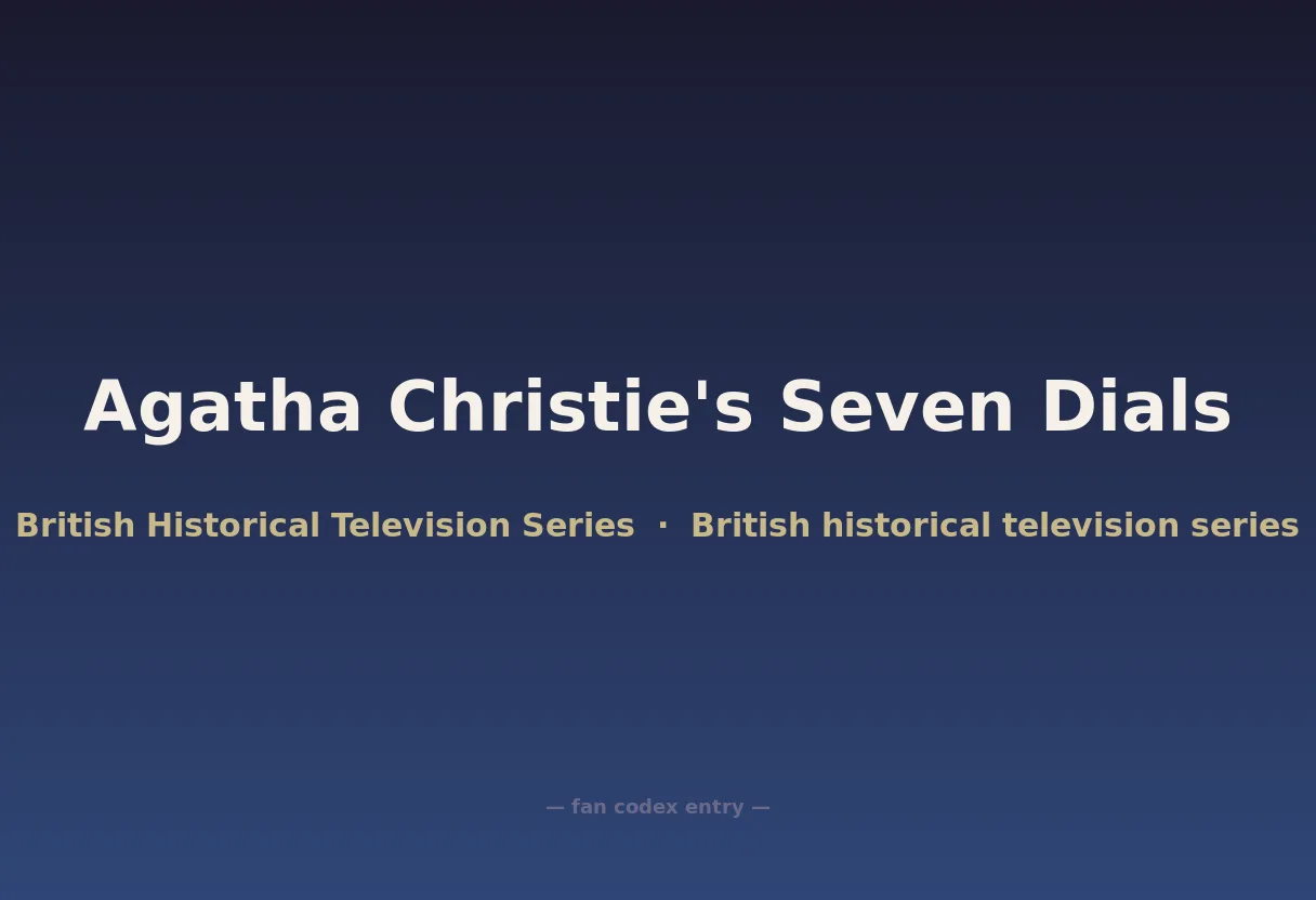 Agatha Christie's Seven Dials
