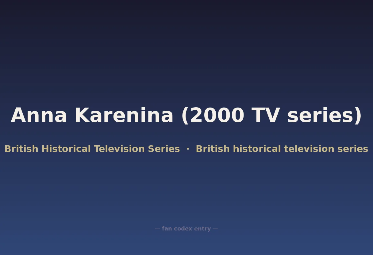 Anna Karenina (2000 TV series)