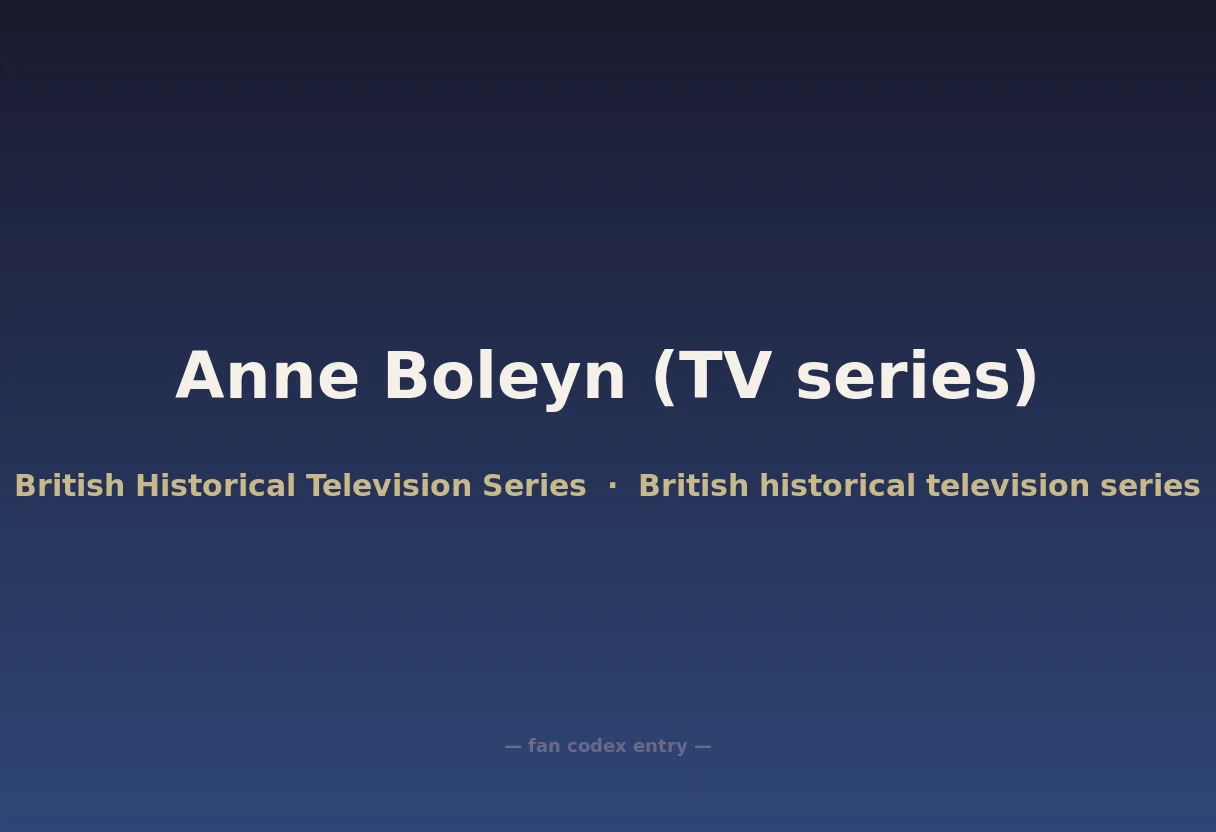Anne Boleyn (TV series)