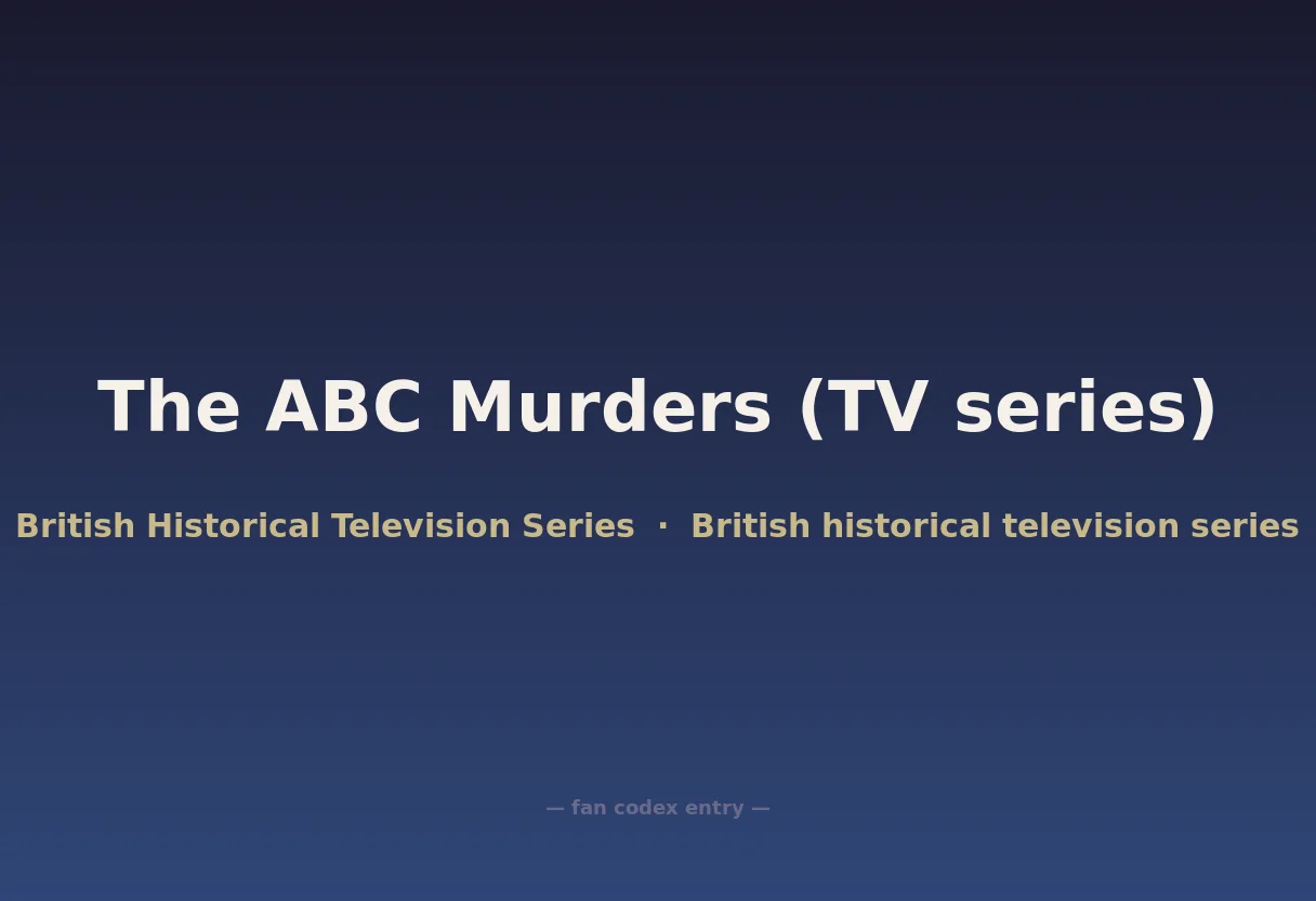 The ABC Murders (TV series)