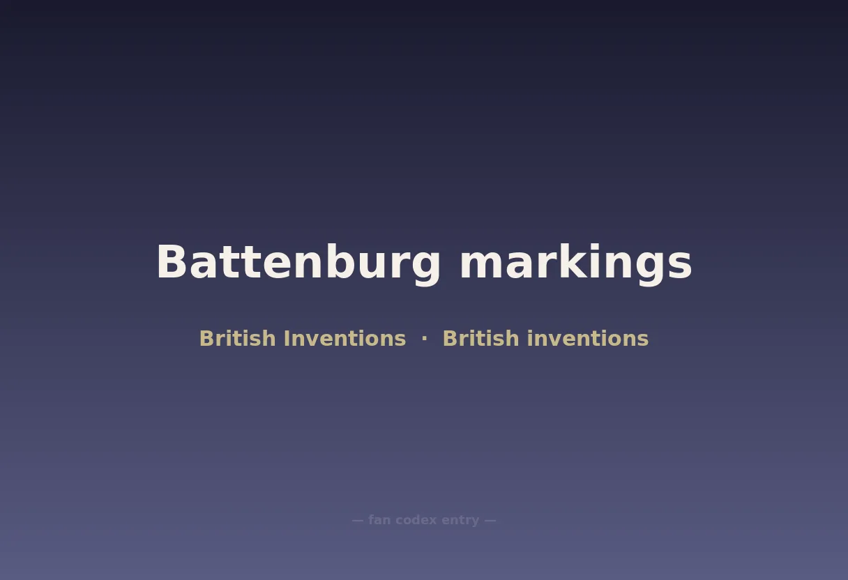 Battenburg markings