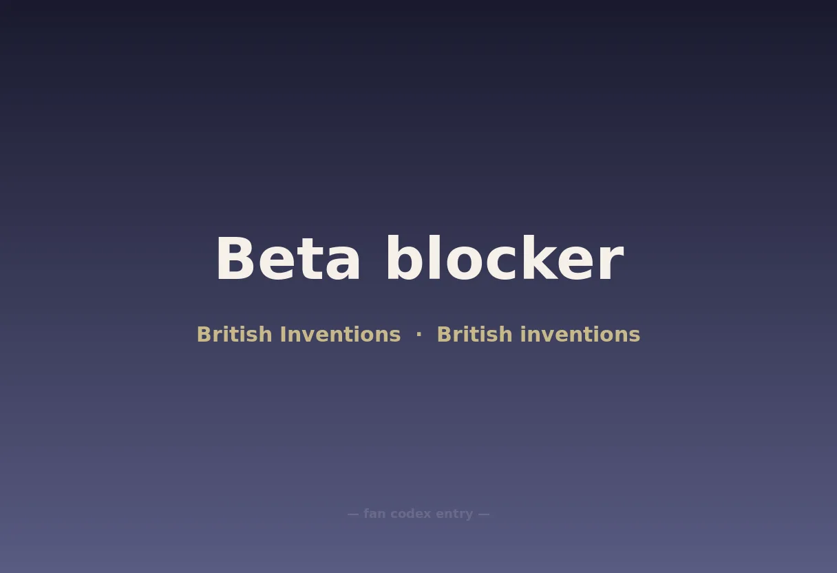 Beta blocker