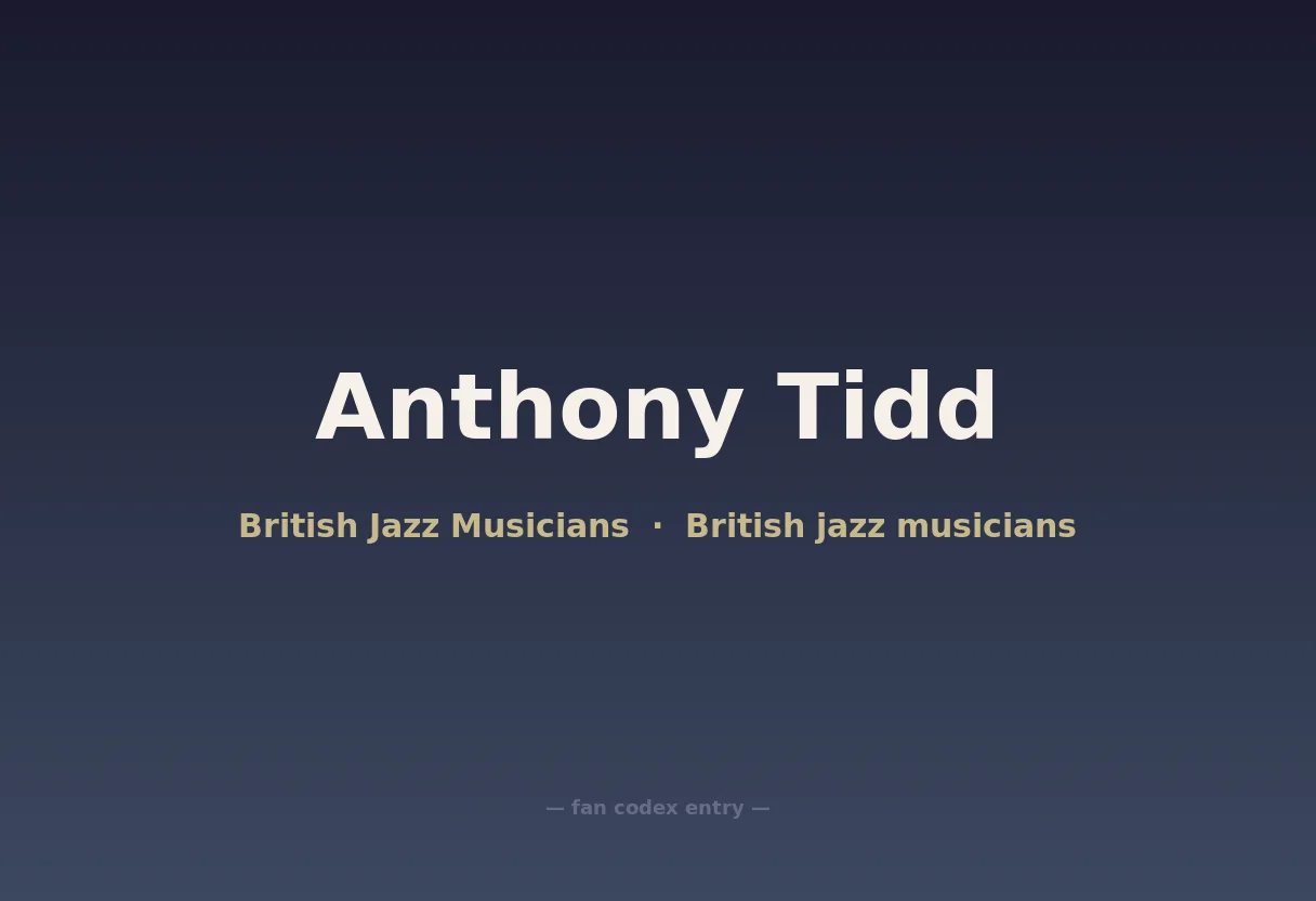 Anthony Tidd
