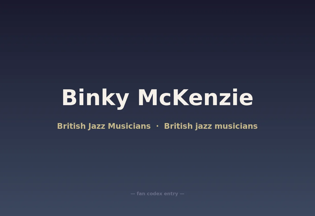 Binky McKenzie