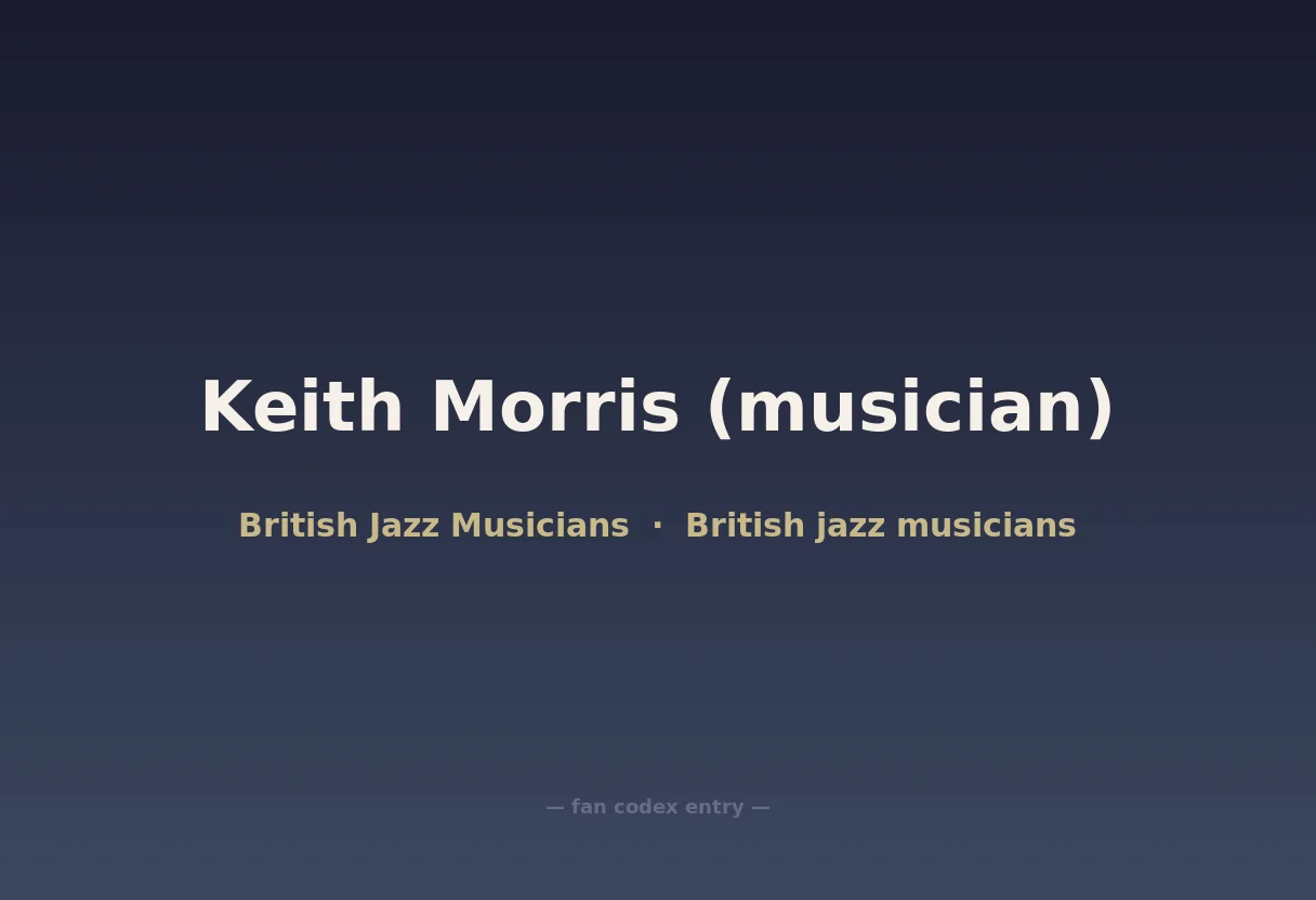 Keith Morris (musician)