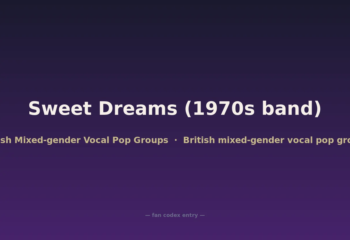 Sweet Dreams (1970s band)