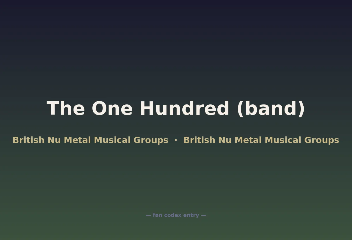 The One Hundred (band)