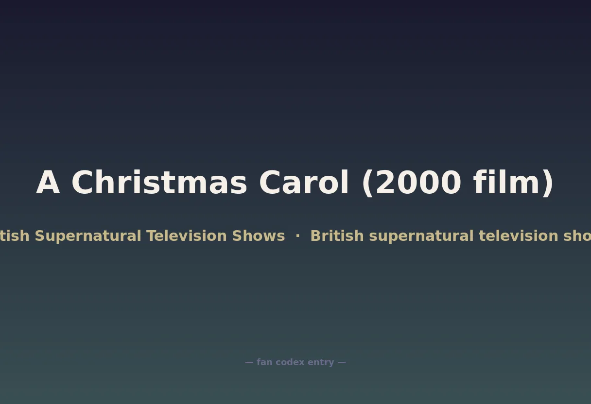 A Christmas Carol (2000 film)
