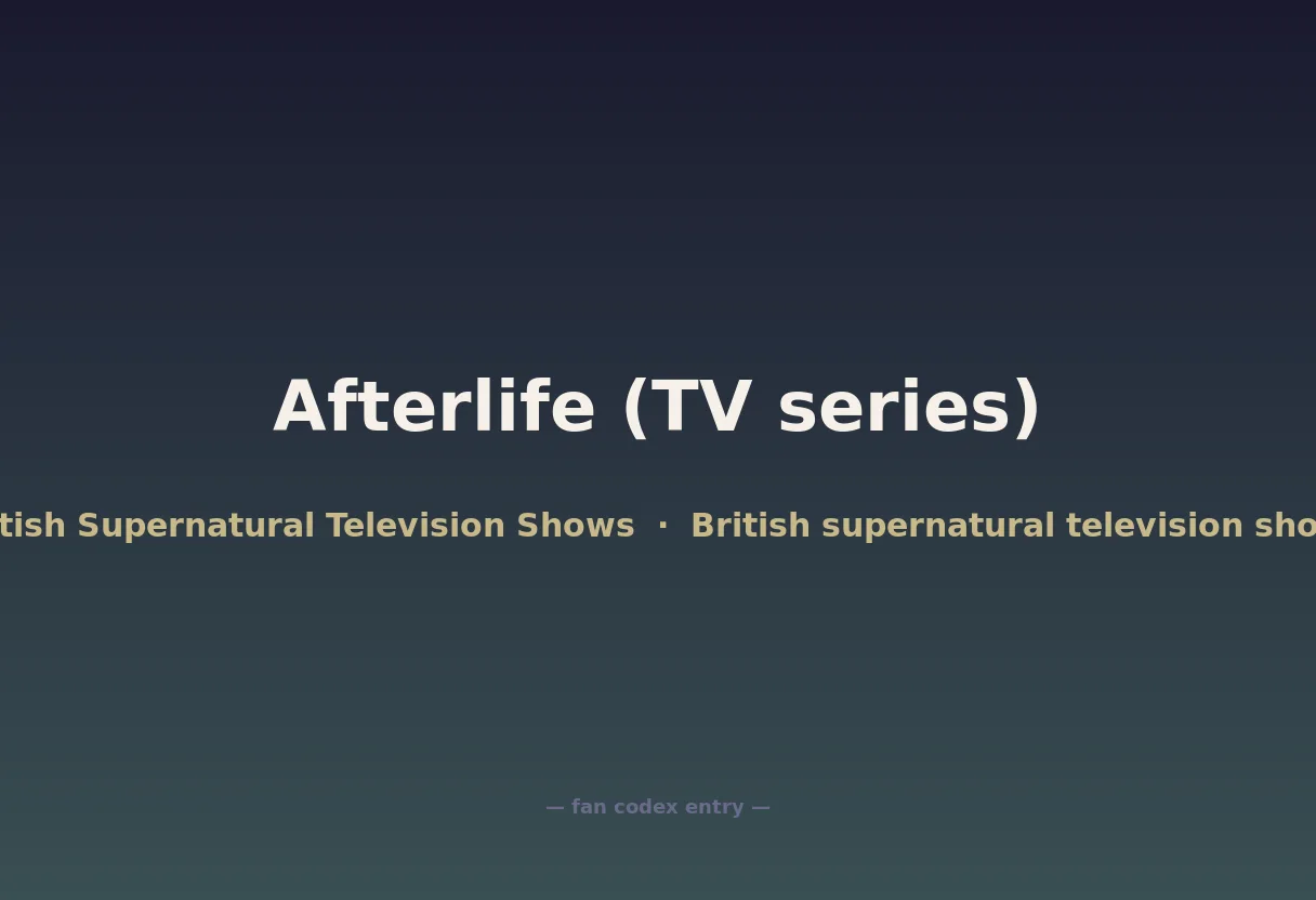 Afterlife (TV series)