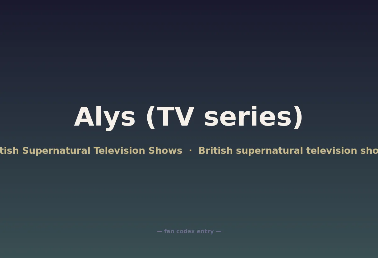 Alys (TV series)