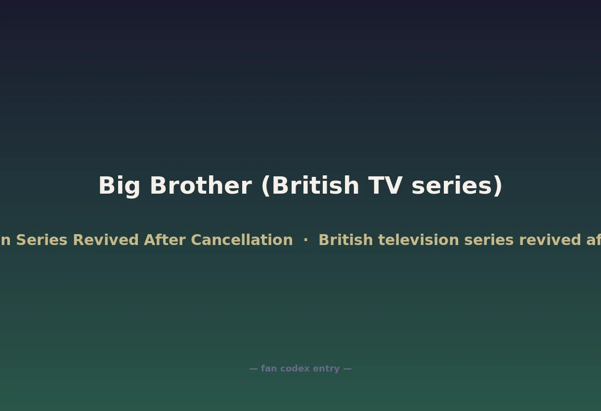 Big Brother (British TV series)