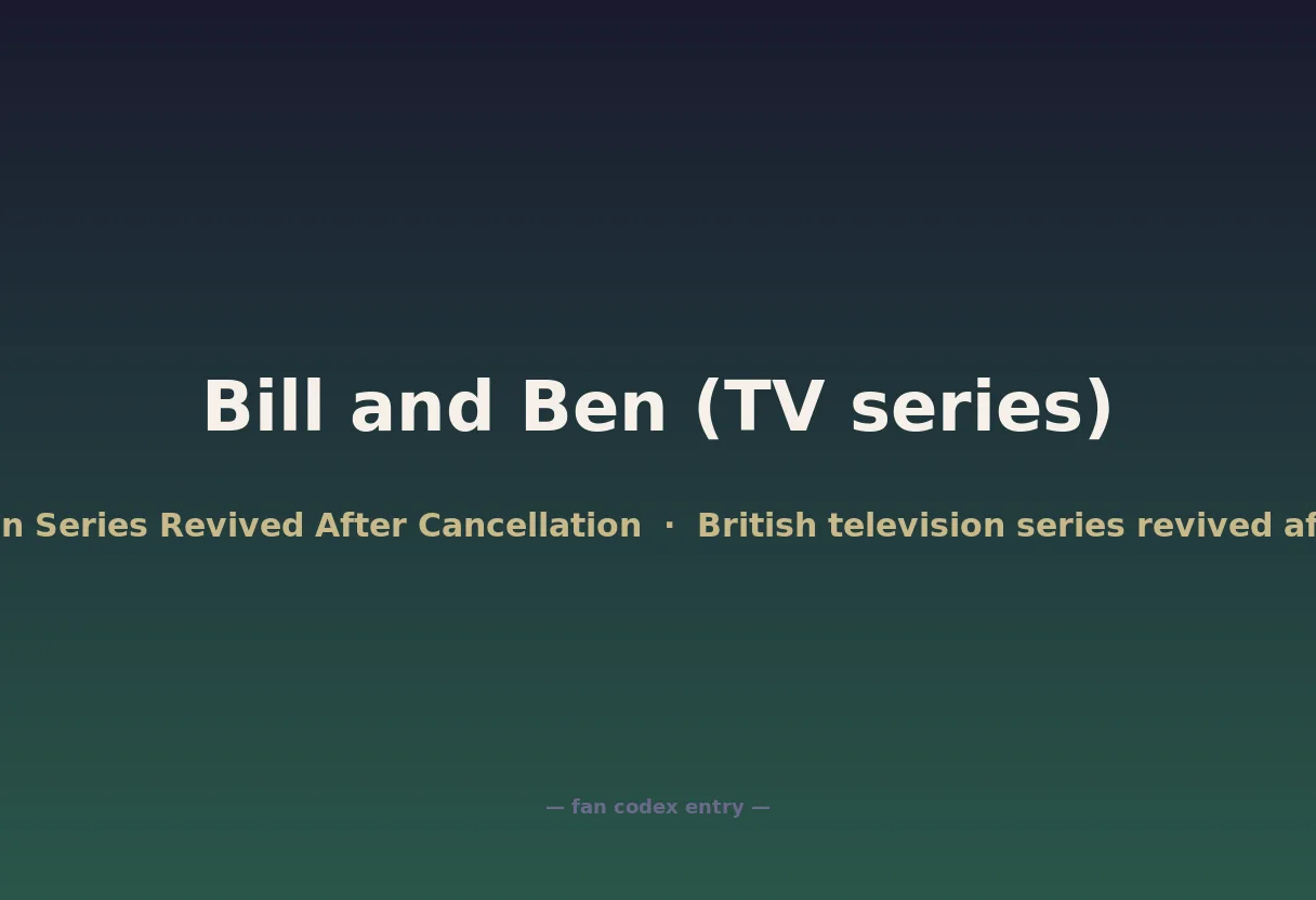 Bill and Ben (TV series)