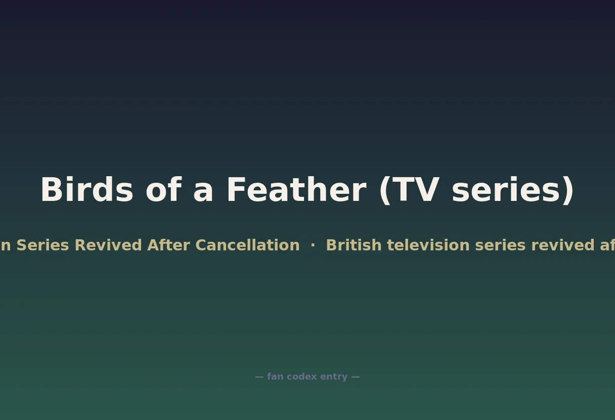 Birds of a Feather (TV series)
