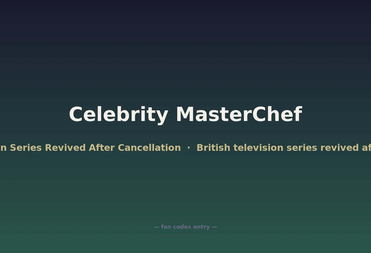 Celebrity MasterChef