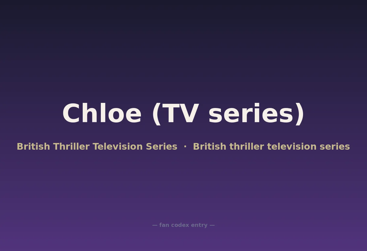 Chloe (TV series)