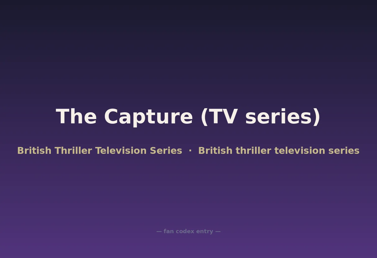 The Capture (TV series)