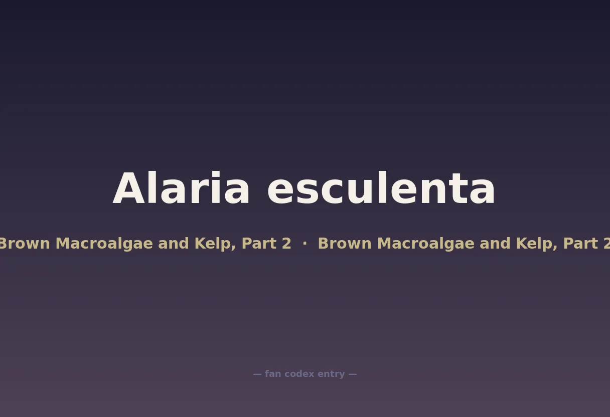 Alaria esculenta