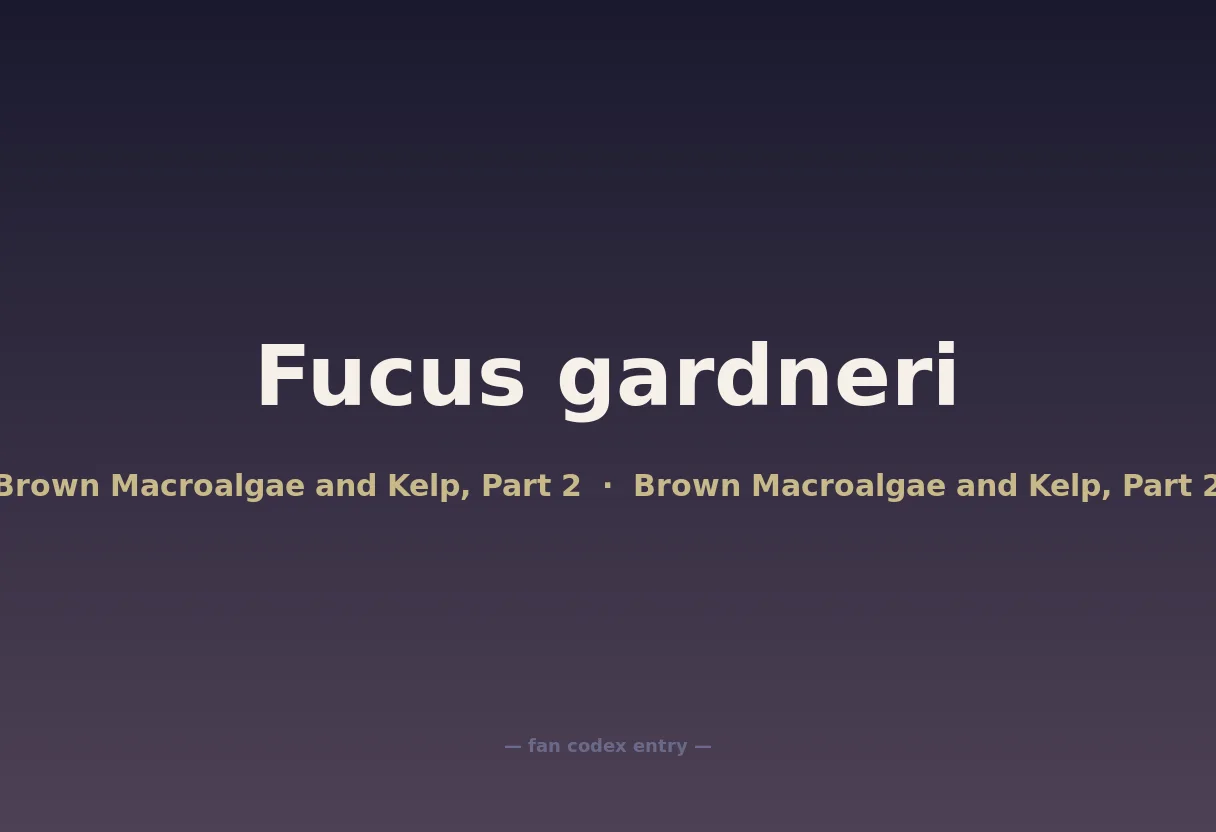 Fucus gardneri