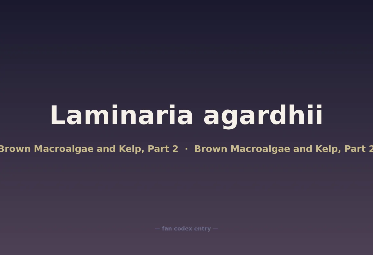 Laminaria agardhii