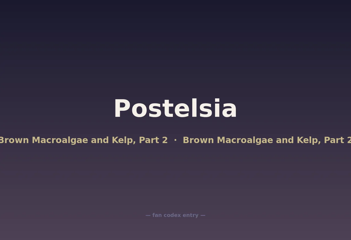 Postelsia