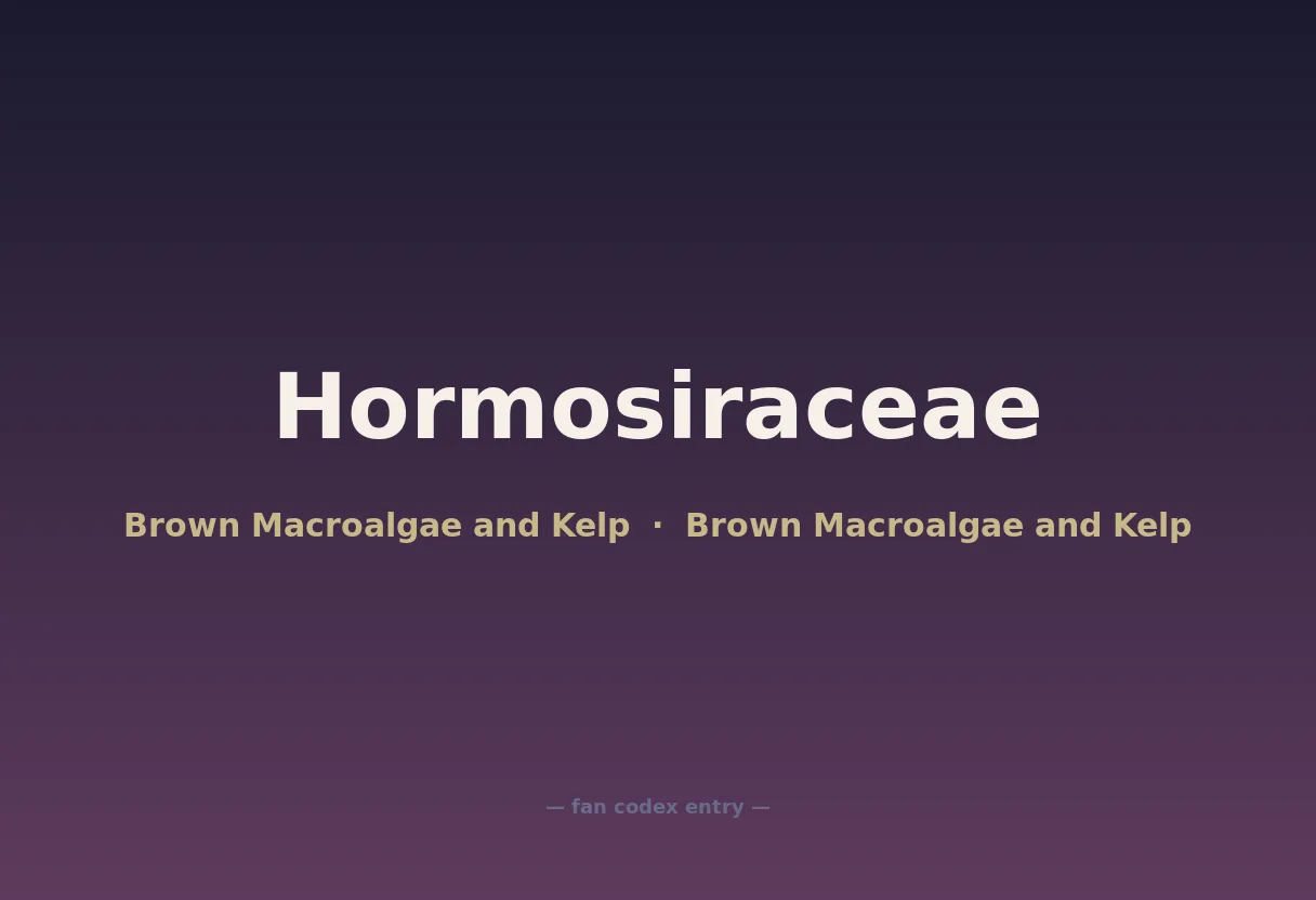 Hormosiraceae