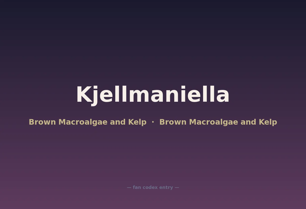 Kjellmaniella