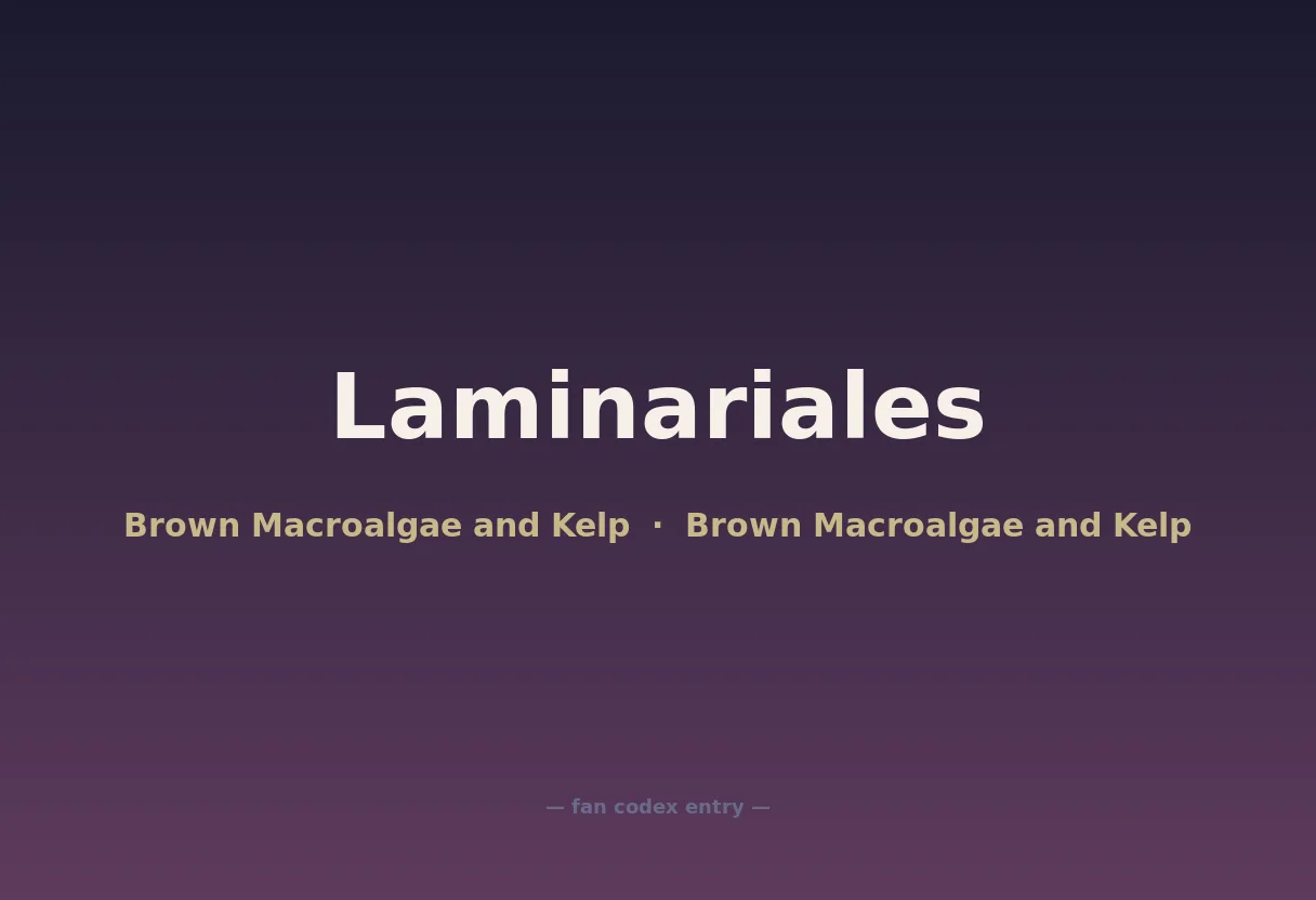 Laminariales