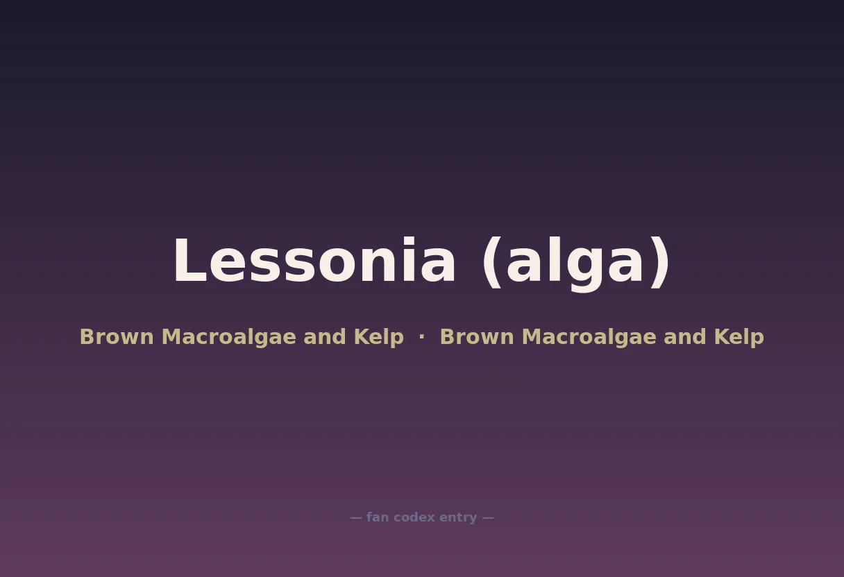 Lessonia (alga)
