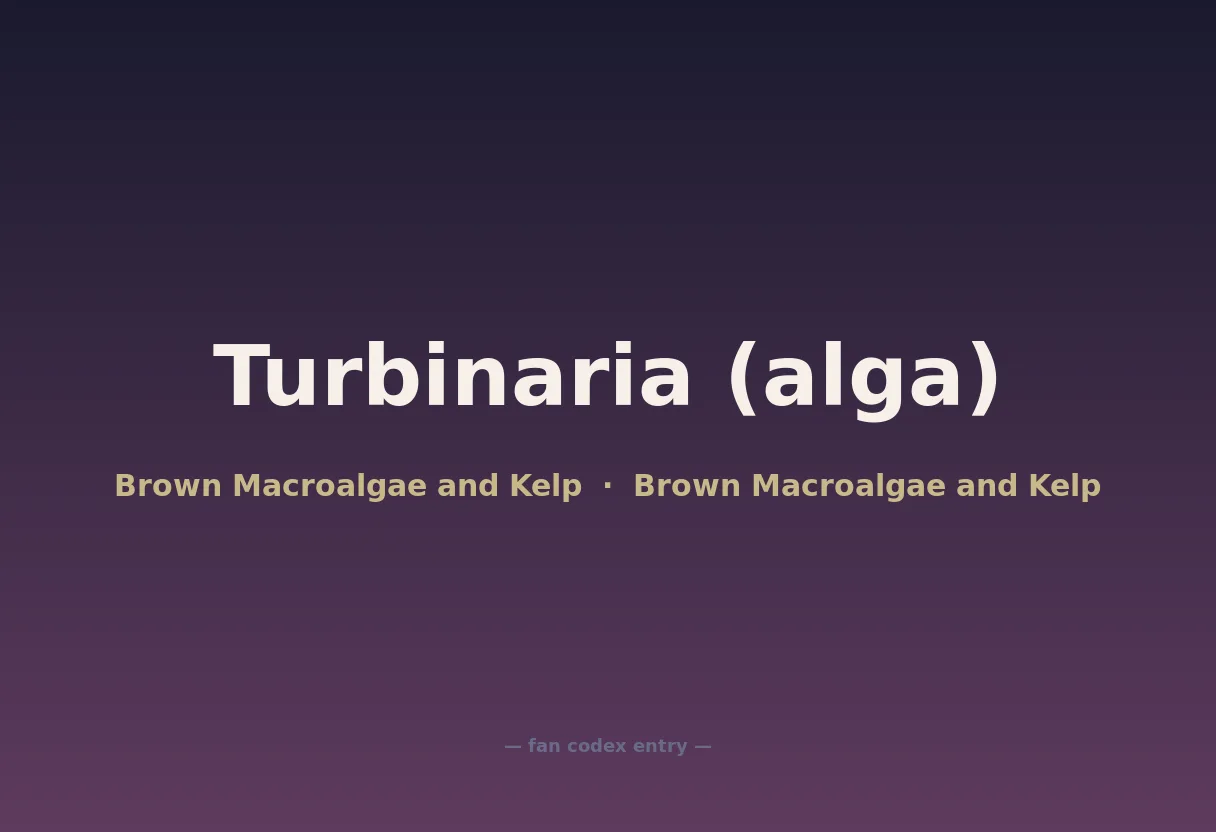 Turbinaria (alga)