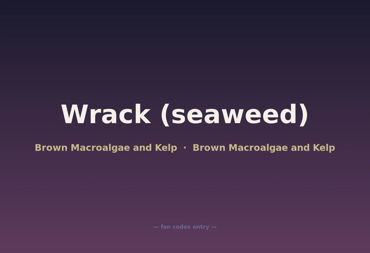 Wrack (seaweed)