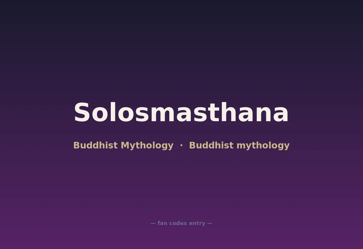 Solosmasthana