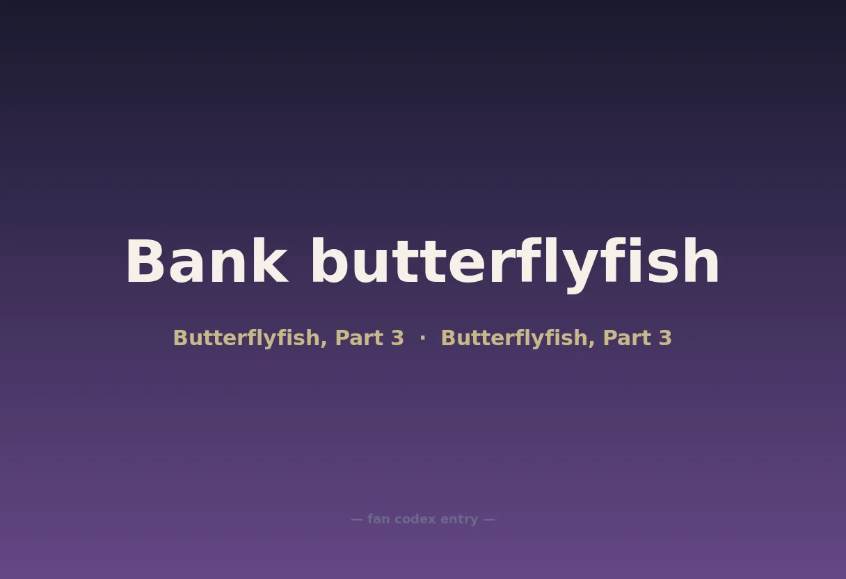 Bank butterflyfish