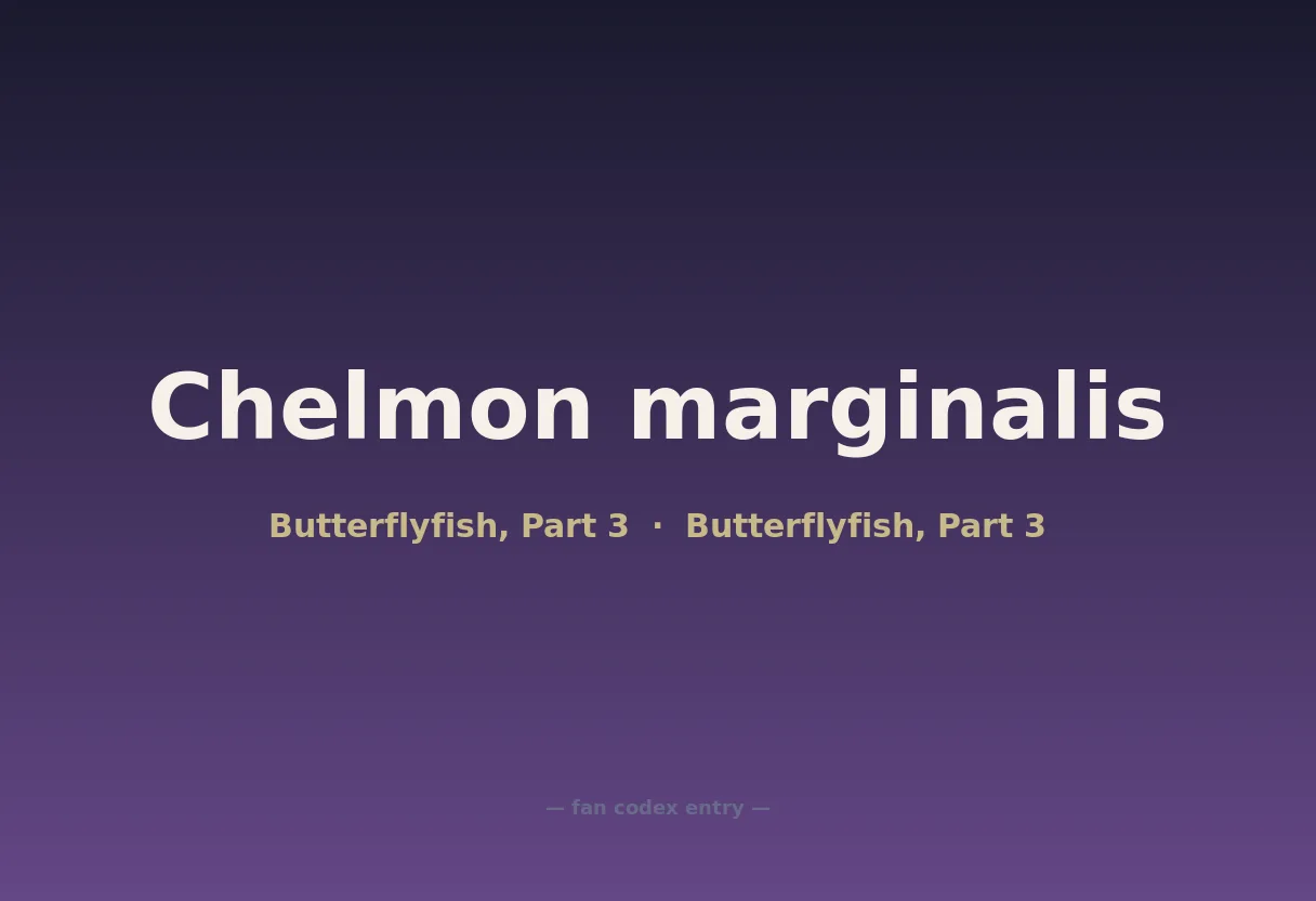 Chelmon marginalis