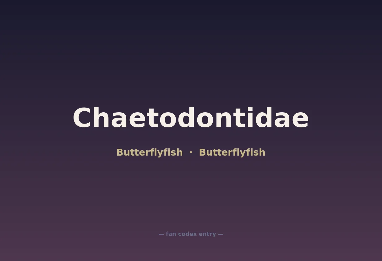 Chaetodontidae