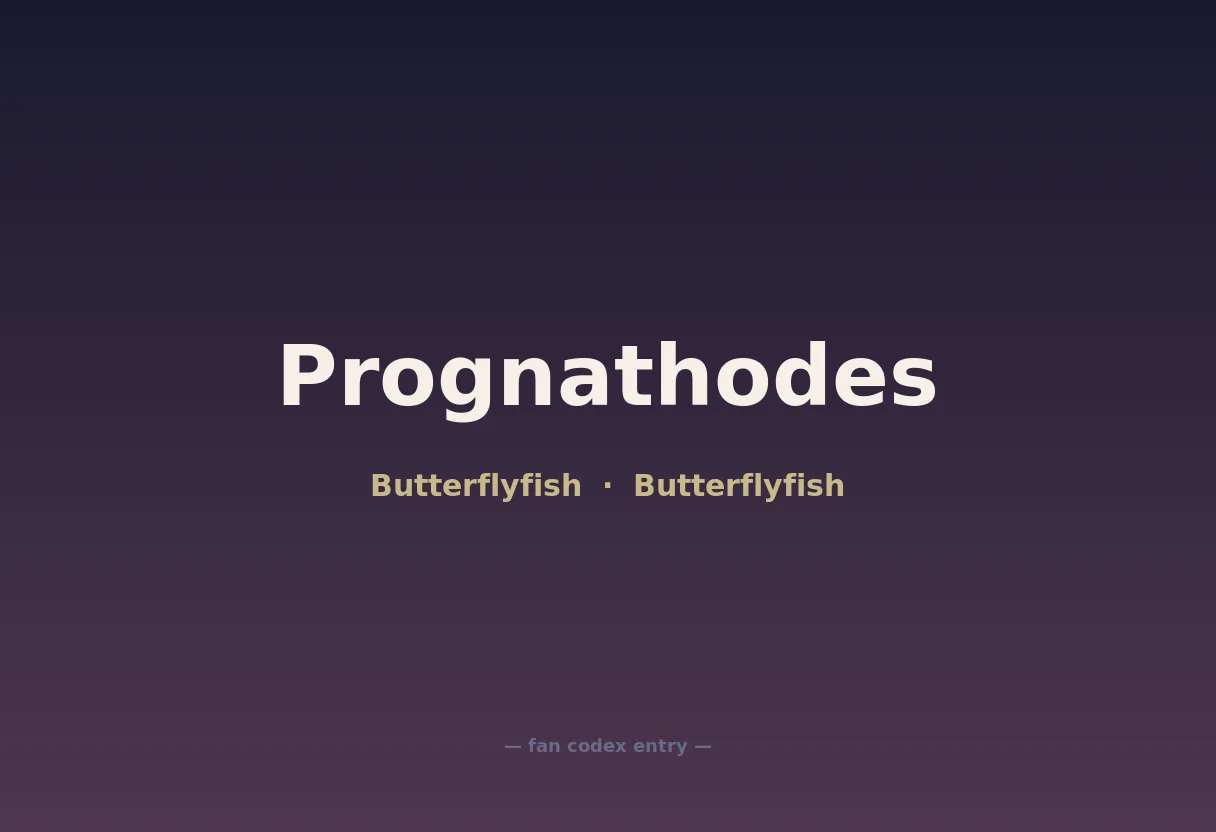 Prognathodes