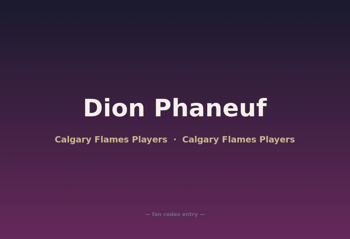 Dion Phaneuf
