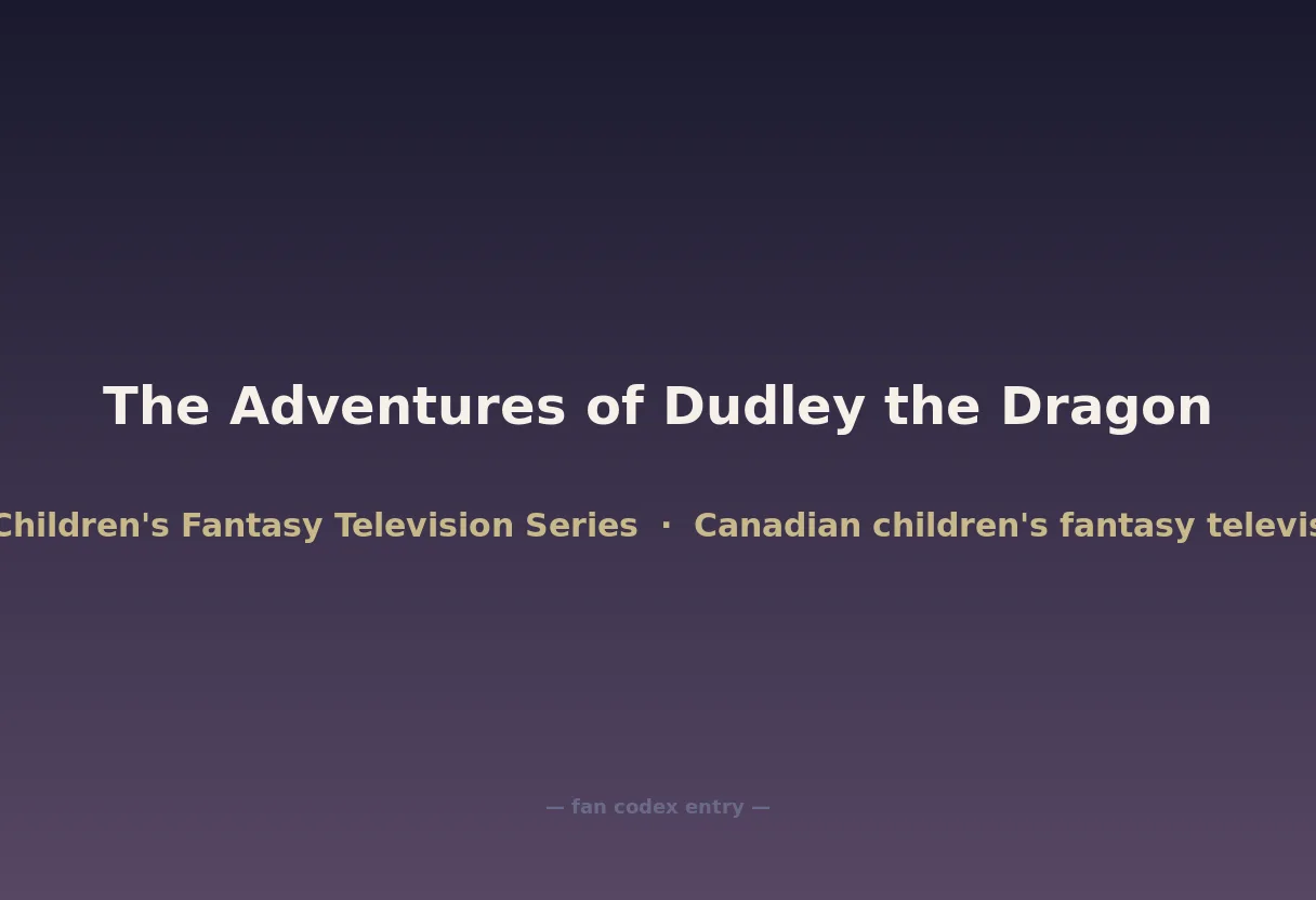 The Adventures of Dudley the Dragon