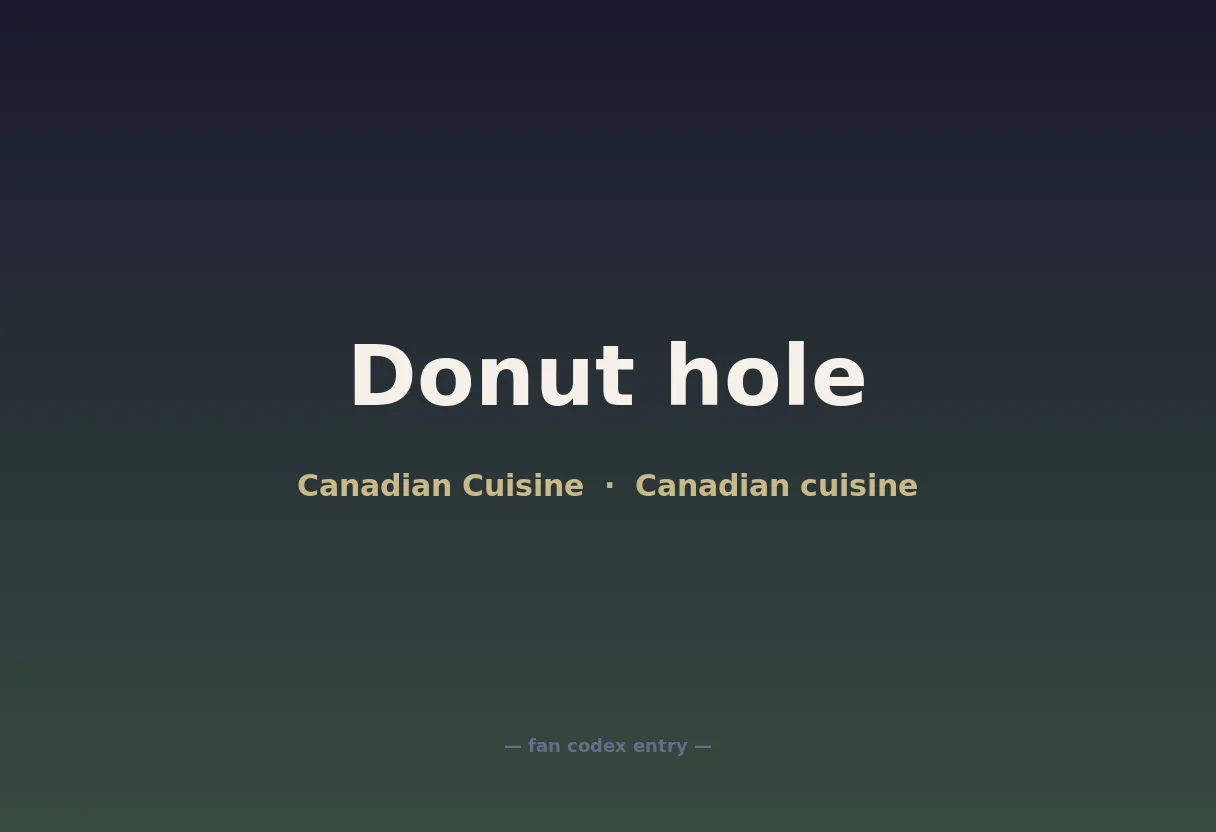 Donut hole