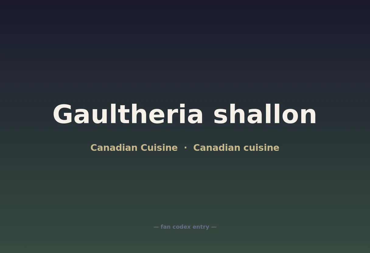Gaultheria shallon