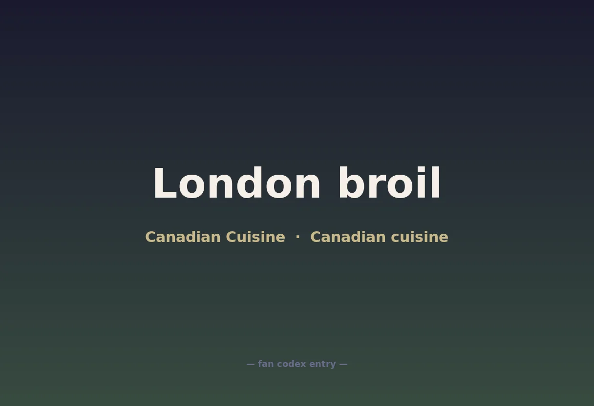 London broil