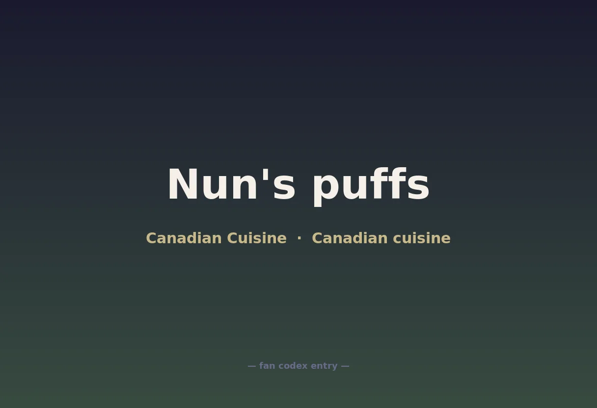 Nun's puffs