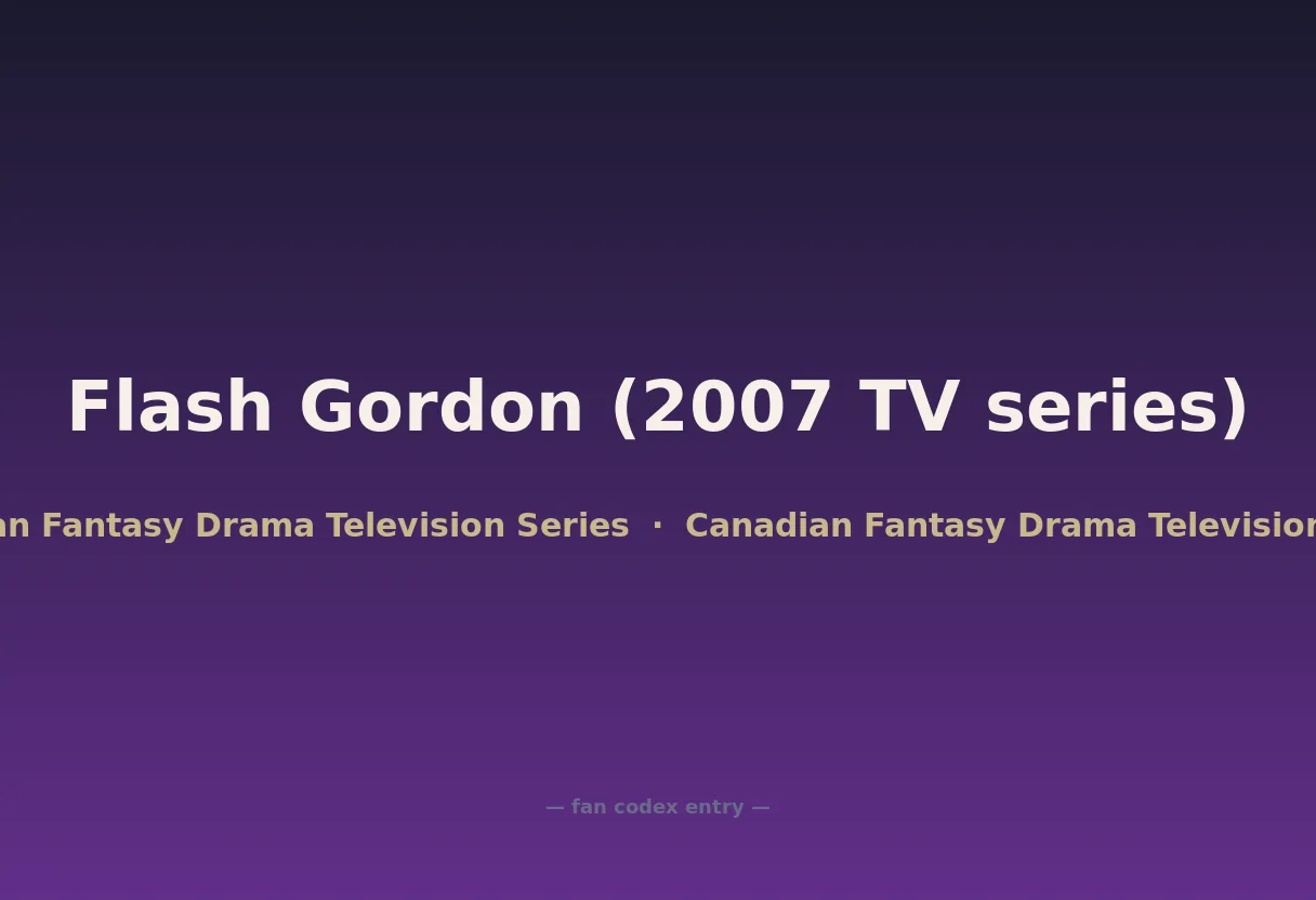 Flash Gordon (2007 TV series)