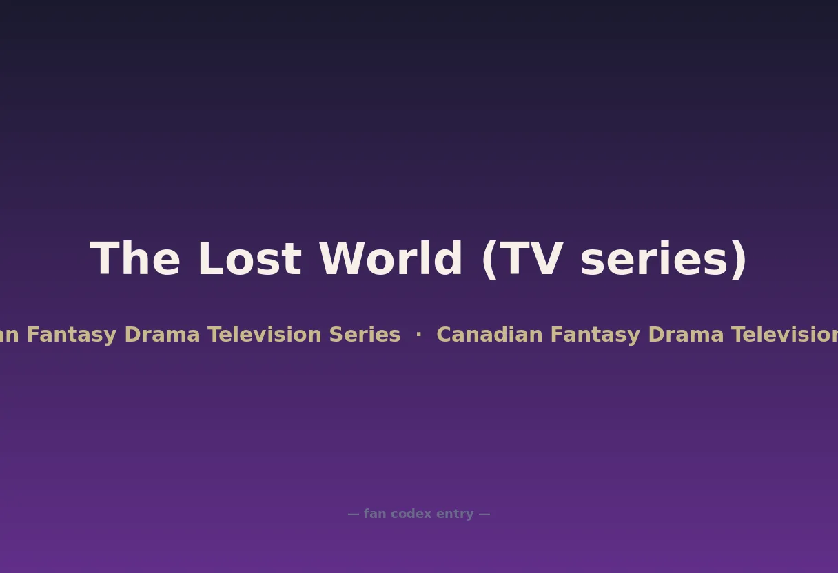 The Lost World (TV series)