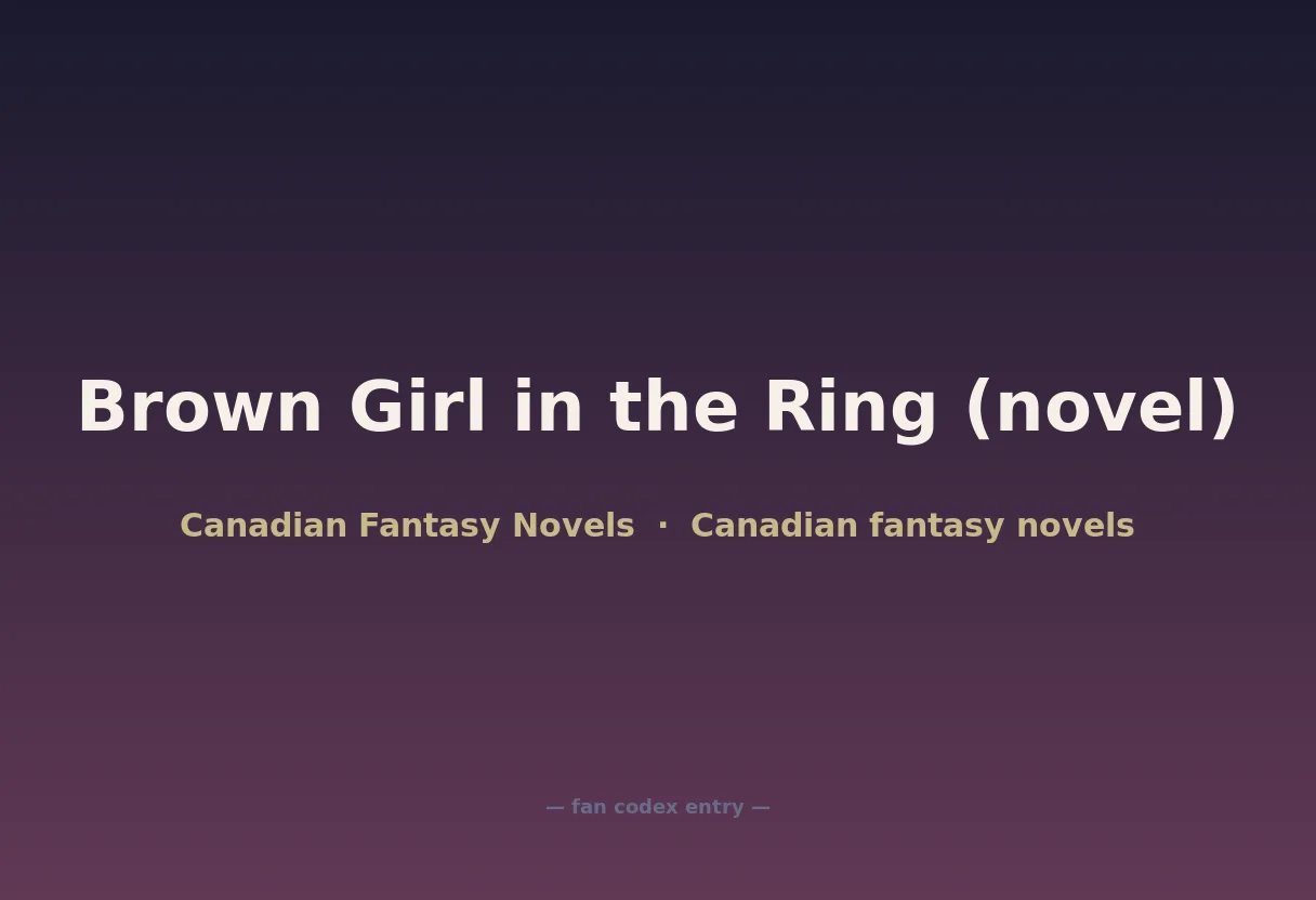 Brown Girl in the Ring (novel)